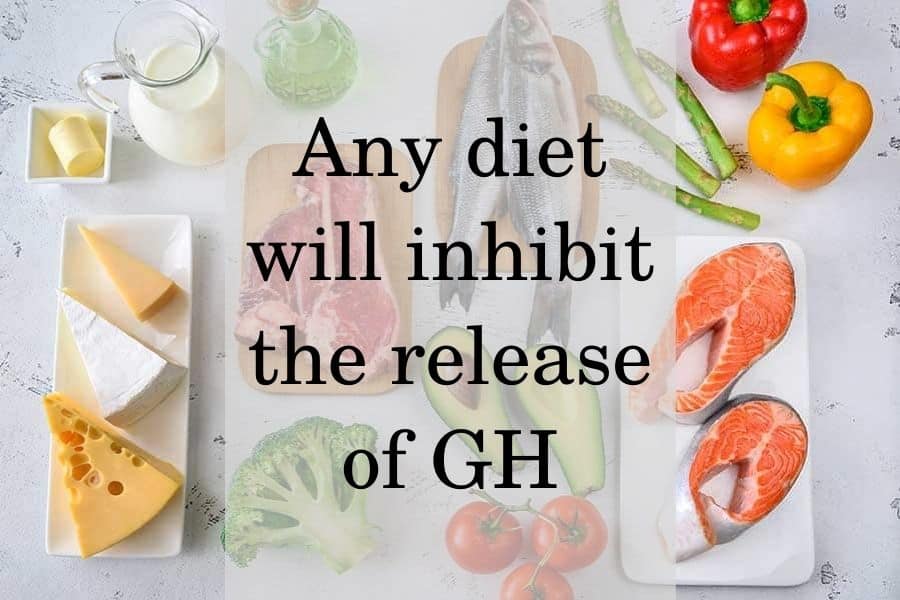 How diet affect GH release